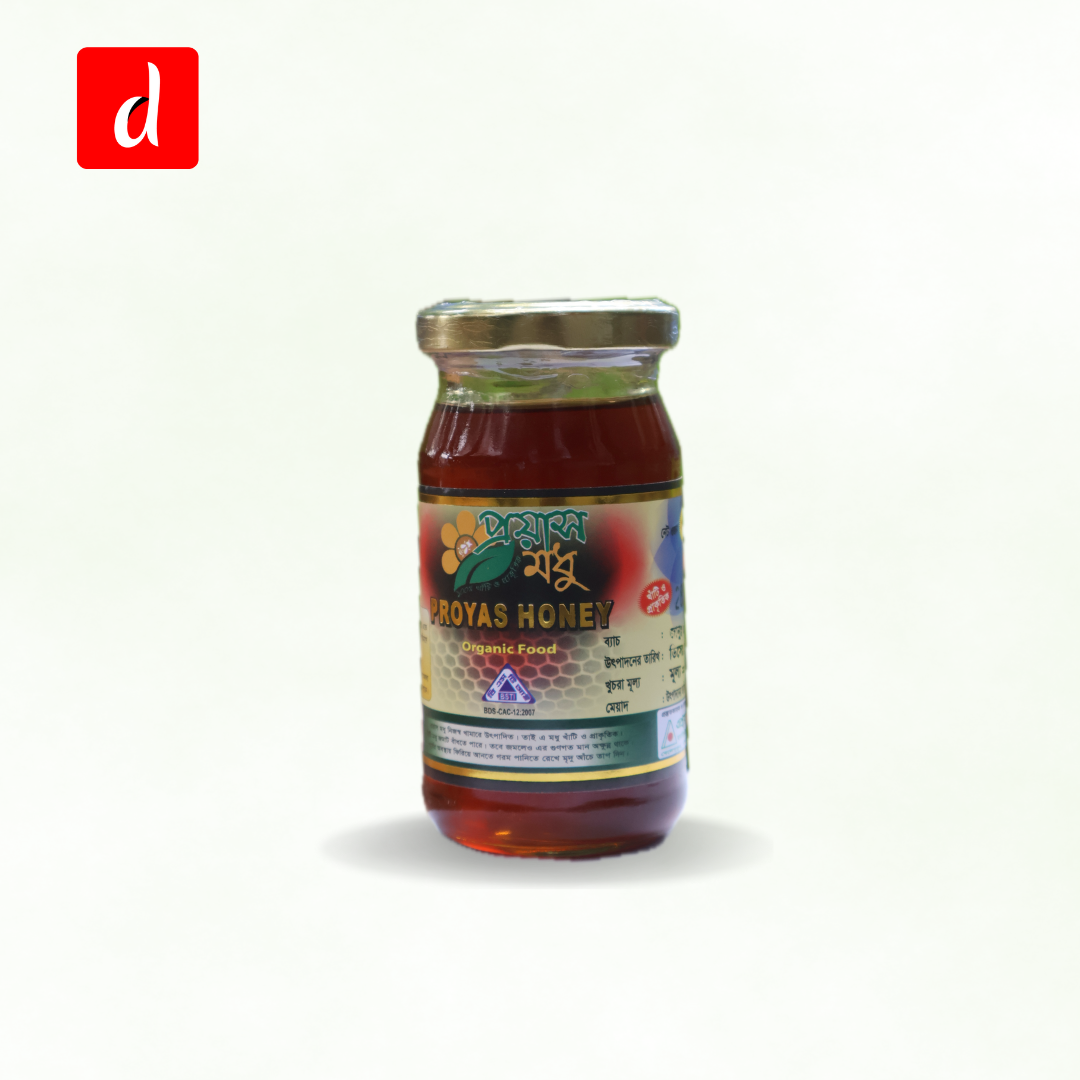 250g - Mustard Flower Honey (সরিষাফুলের মধু)